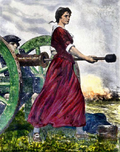 Molly Pitcher • The battlefield commission of Mary Ludwig Hays • Gloriam Deo • Honor and Praise to the Maker of All Things